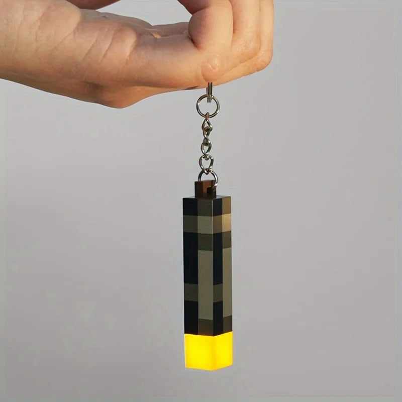 Keychain Minecraft Torch