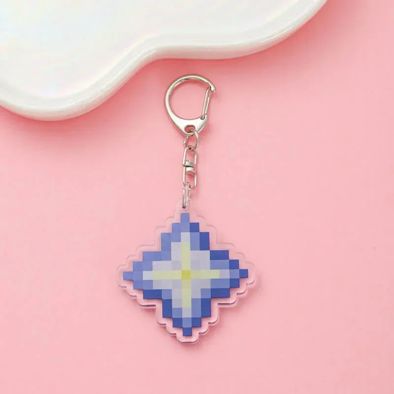 Cute Minecraft Keychain
