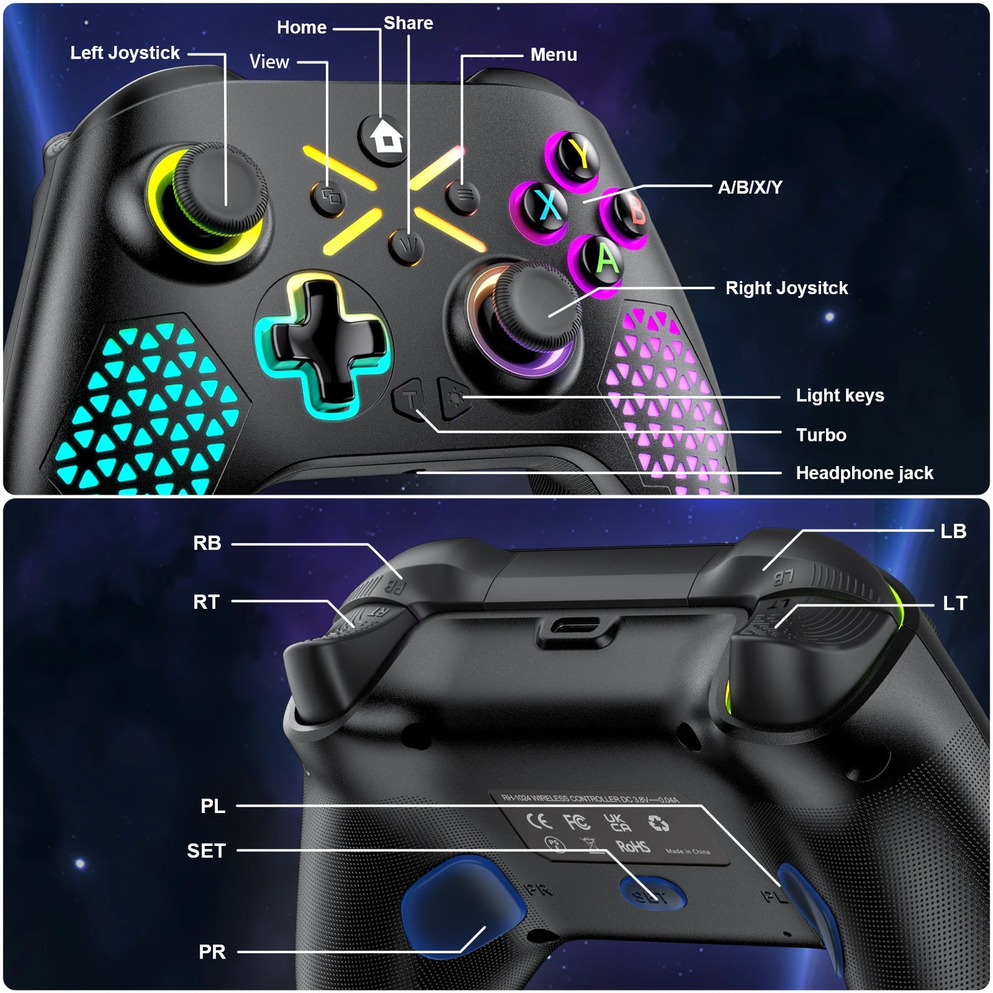 CyberPandaTech G1 Wireless Controller