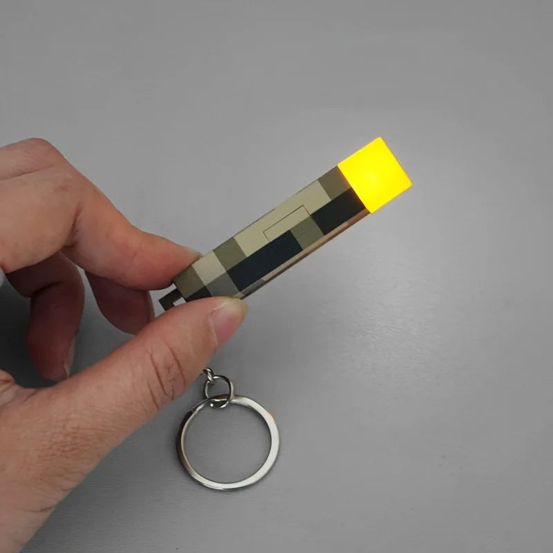 Keychain Minecraft Torch