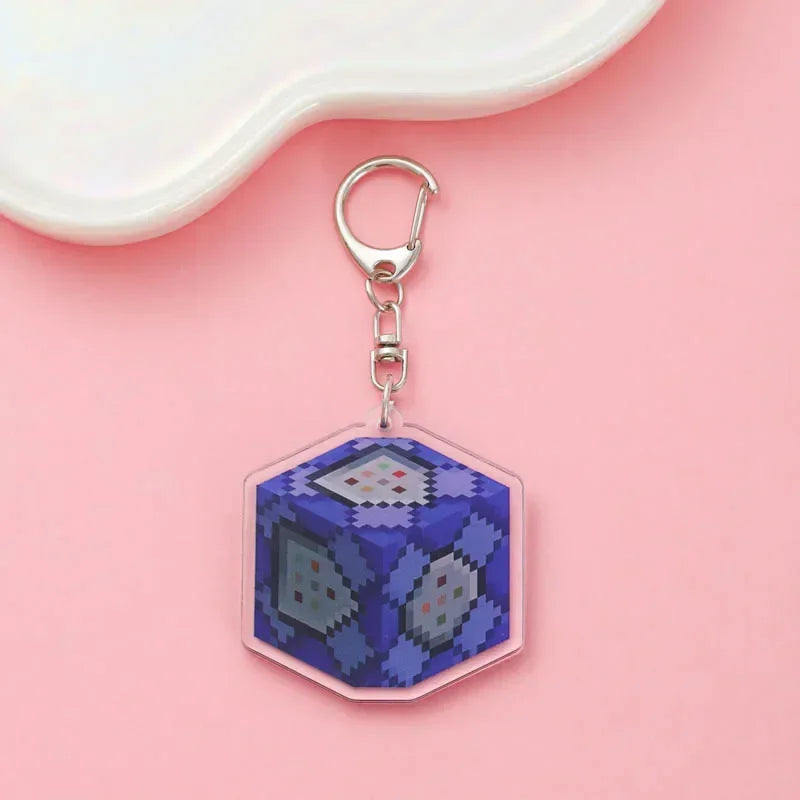 Cute Minecraft Keychain