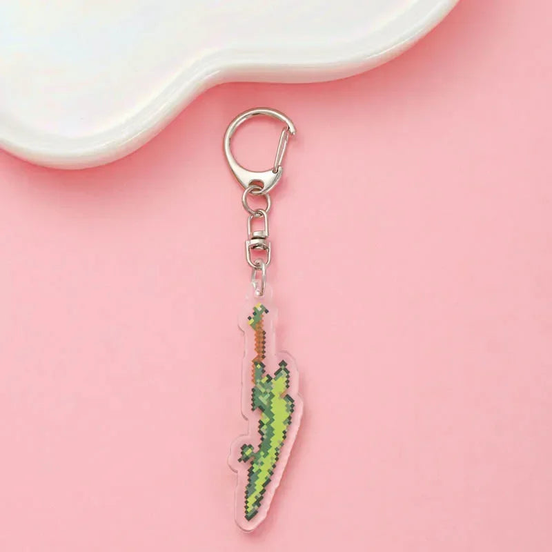 Cute Minecraft Keychain