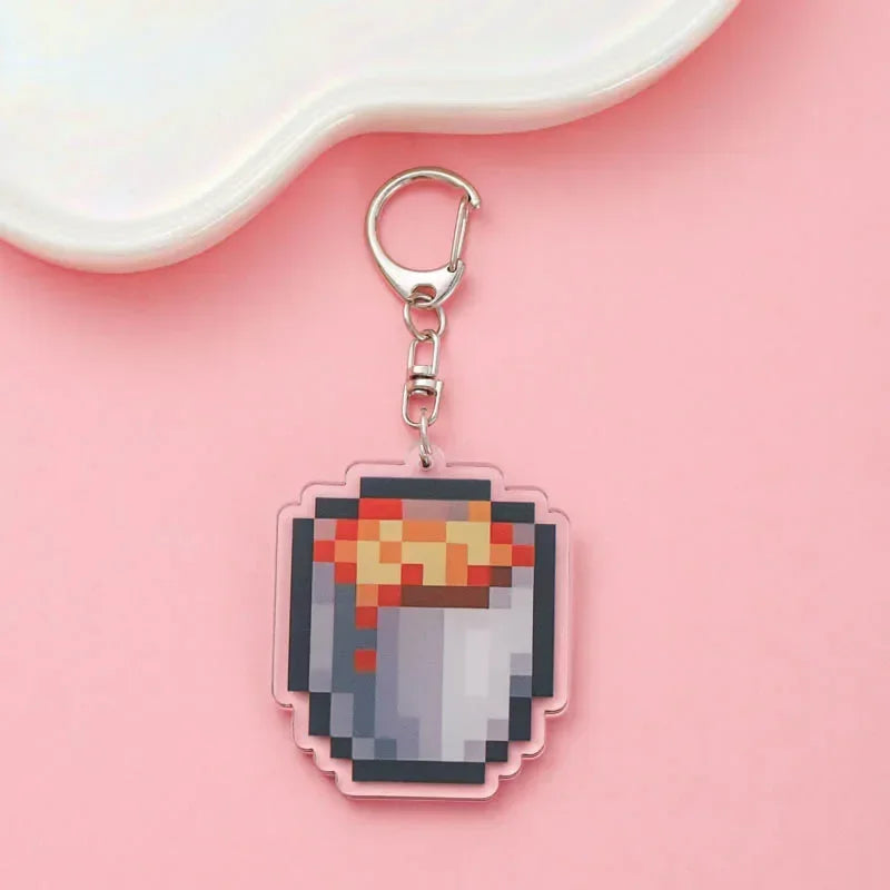 Cute Minecraft Keychain