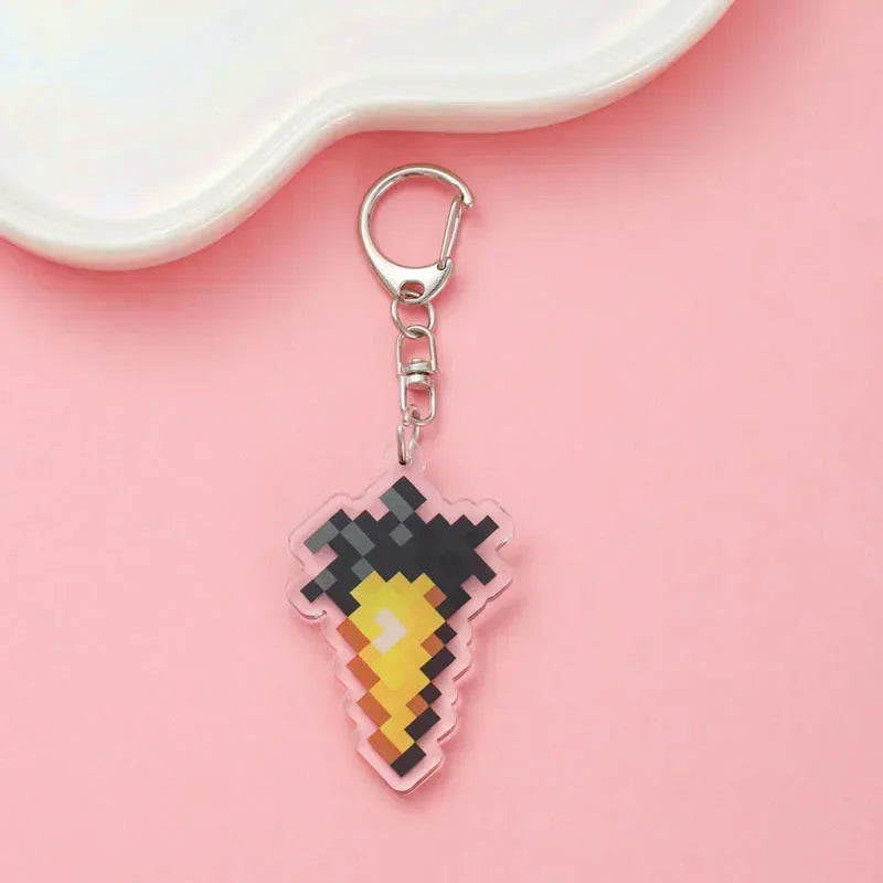 Cute Minecraft Keychain