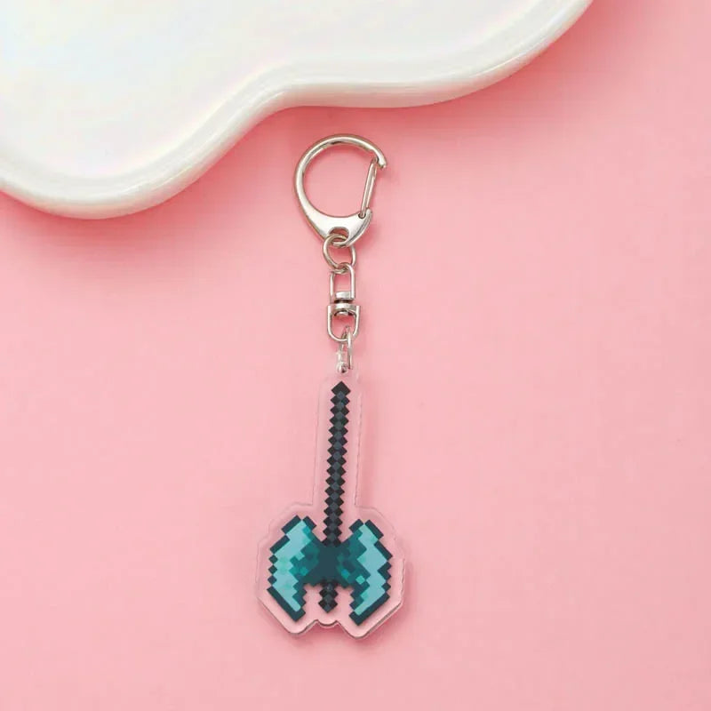 Cute Minecraft Keychain