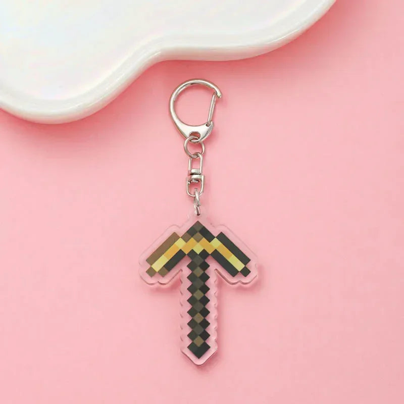 Cute Minecraft Keychain