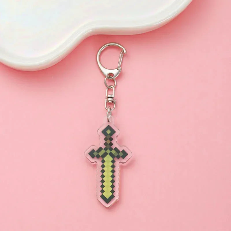 Cute Minecraft Keychain