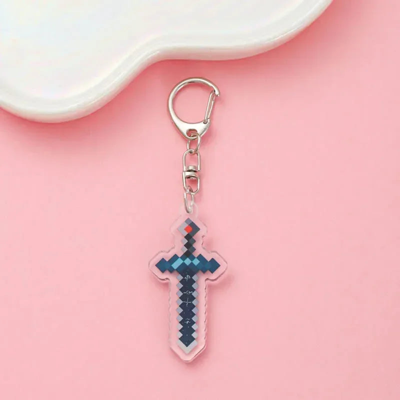 Cute Minecraft Keychain