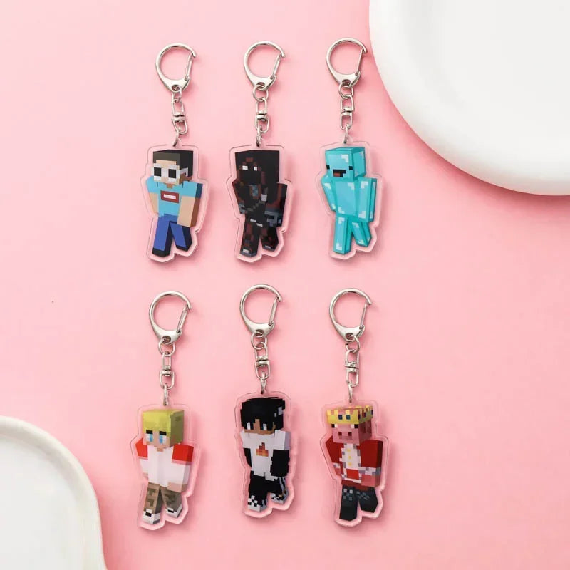 Cute Minecraft Keychain