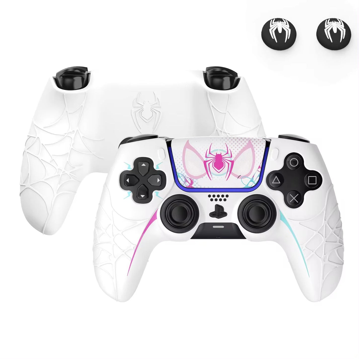 New Spider Web Silicone Skin For PS5 Controller