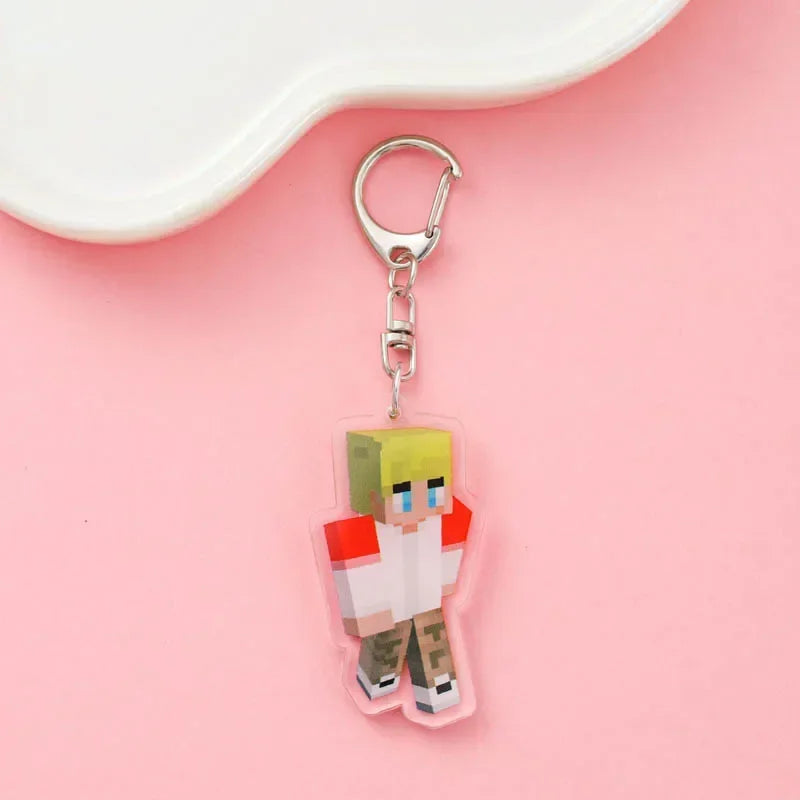 Cute Minecraft Keychain