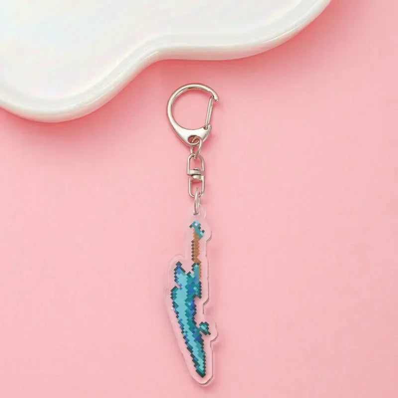 Cute Minecraft Keychain