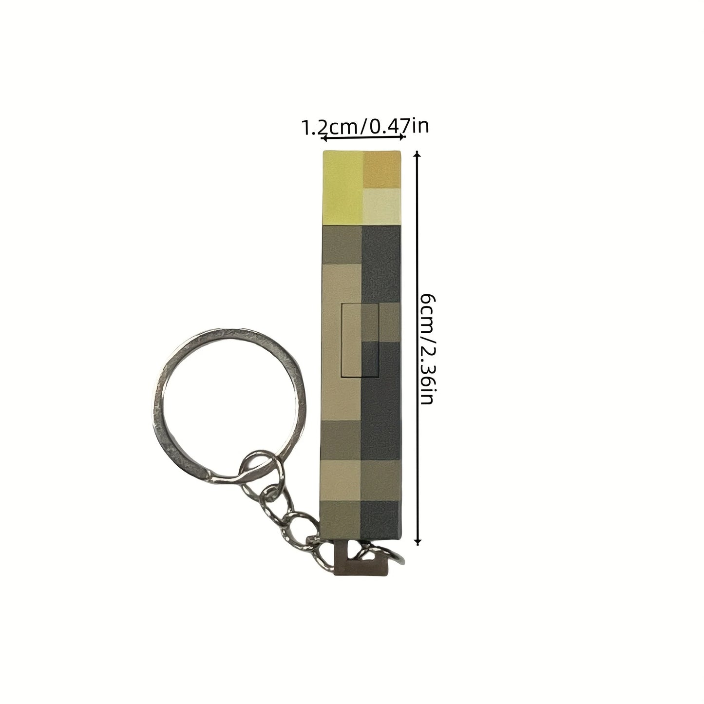Keychain Minecraft Torch