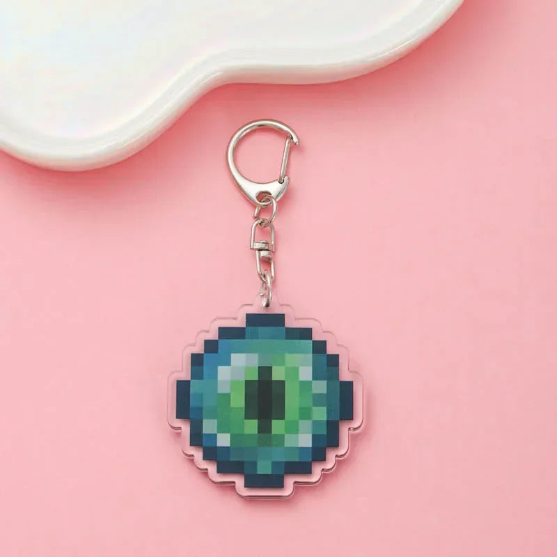 Cute Minecraft Keychain