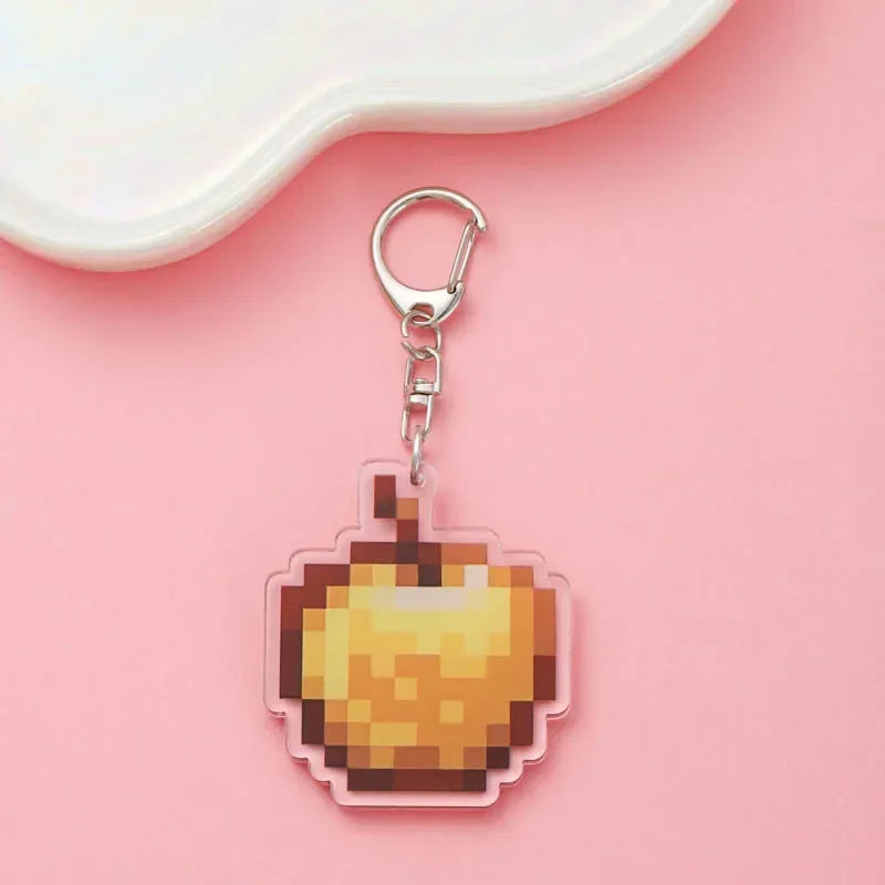 Cute Minecraft Keychain