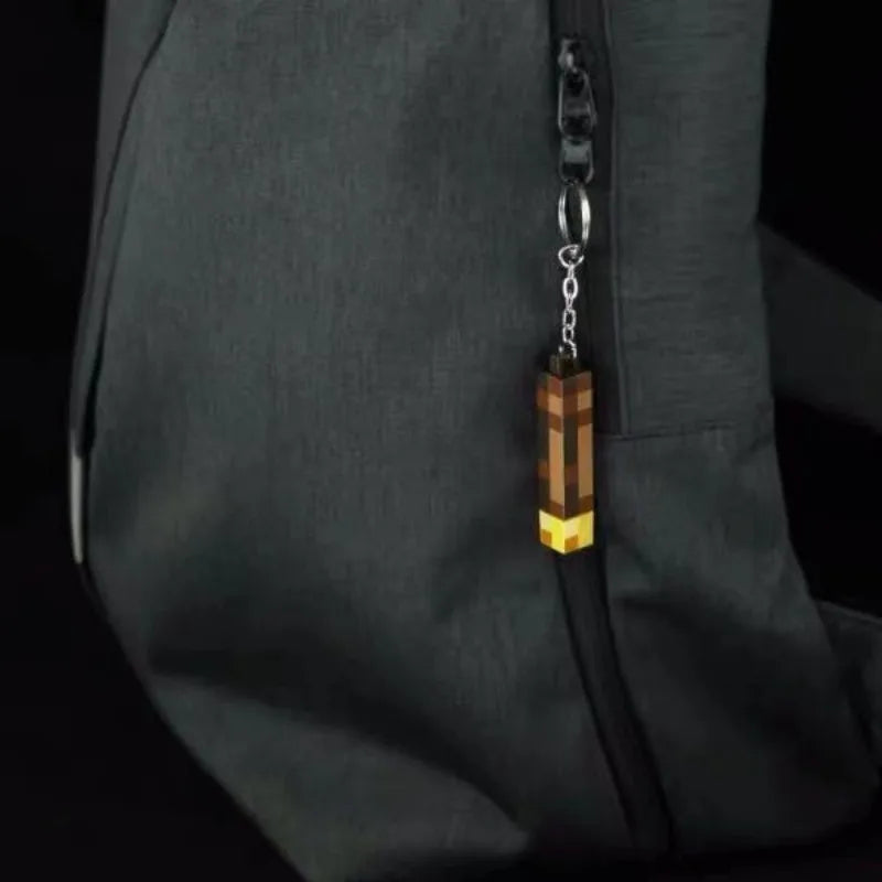 Keychain Minecraft Torch