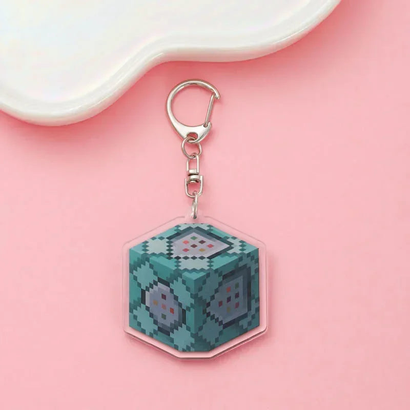 Cute Minecraft Keychain