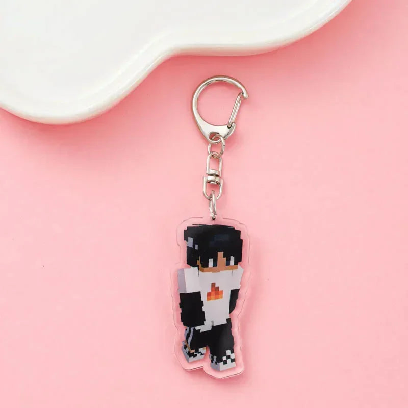 Cute Minecraft Keychain