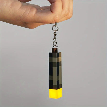 Keychain Minecraft Torch