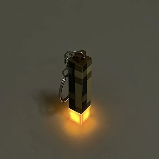 Keychain Minecraft Torch