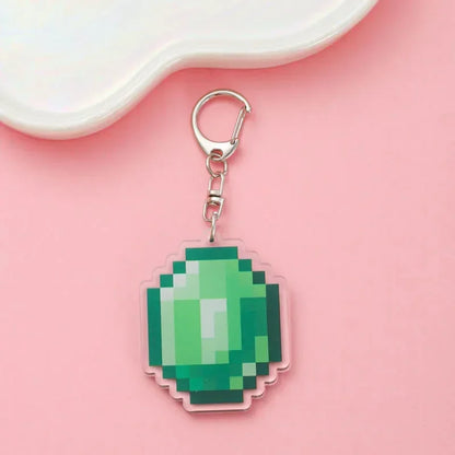 Cute Minecraft Keychain