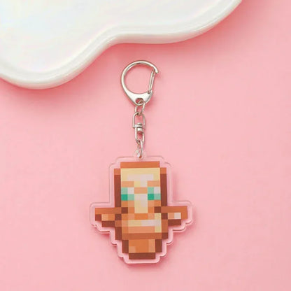Cute Minecraft Keychain