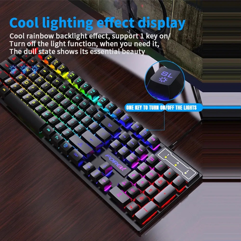 CyberPandaTech Mouse X1 & Keyboard K104 Set