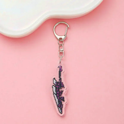 Cute Minecraft Keychain