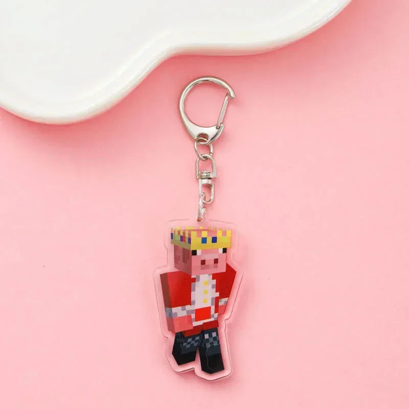 Cute Minecraft Keychain