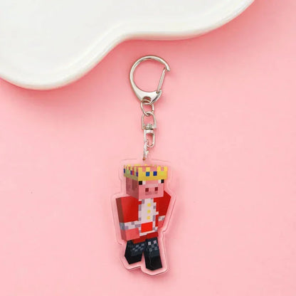 Cute Minecraft Keychain