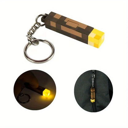 Keychain Minecraft Torch