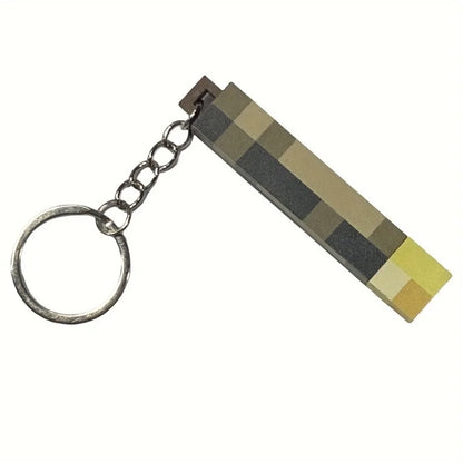 Keychain Minecraft Torch
