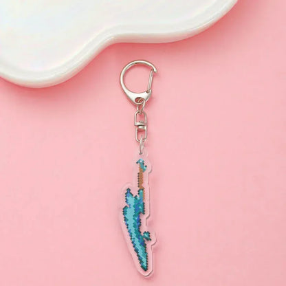 Cute Minecraft Keychain