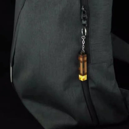 Keychain Minecraft Torch