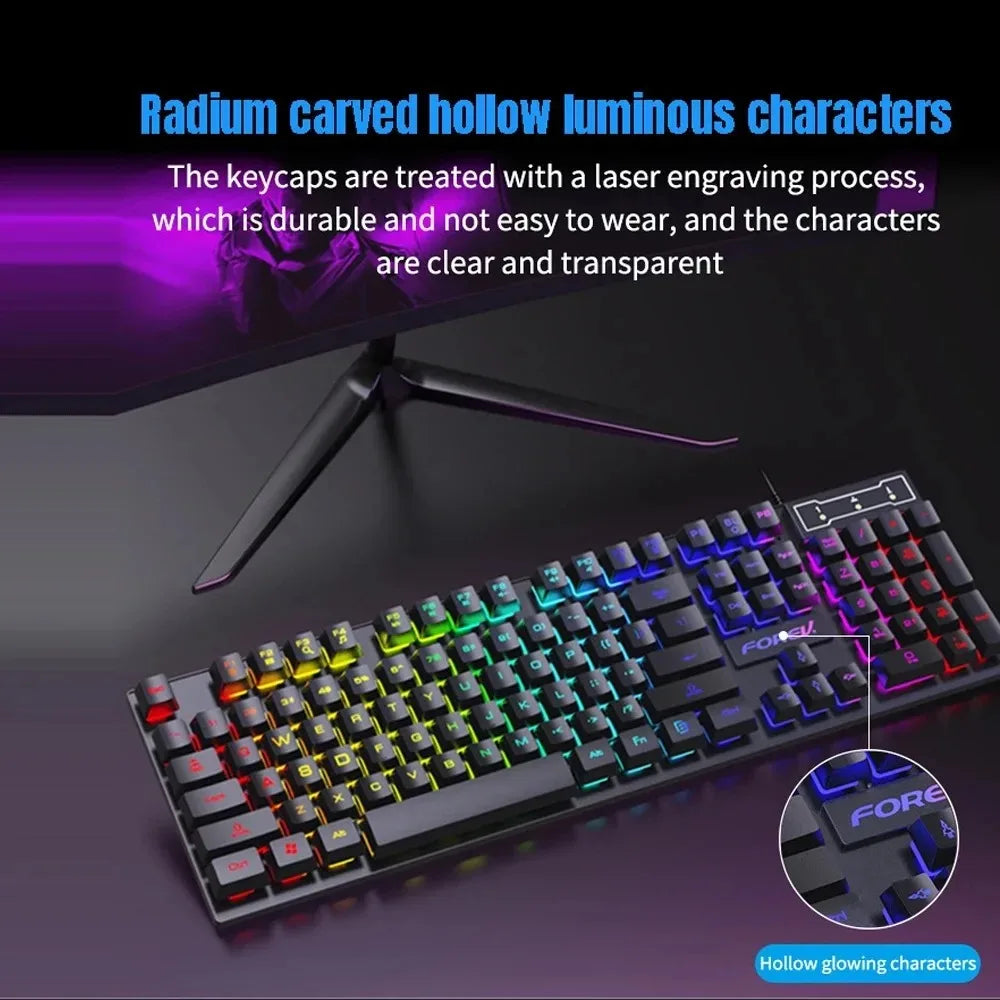 CyberPandaTech Mouse X1 & Keyboard K104 Set